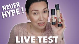 NEUER HYPE BESTE Foundation amp Concealer  RCMA MAKEUP  Live Test  Update [upl. by Macdermot]