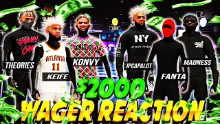 Keife amp Konvy Wagered Fanta amp JPCapalot For 2000 In The BIGGEST WAGER OF THE YEAR So Far On NBA2K22 [upl. by Nonie]