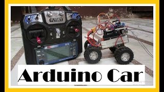 How to Make Radio Controlled Arduino Car with FSiA6 and L298N Motor Driver Board [upl. by Nortal435]