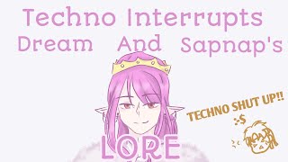 Techno Interrupts Dream and Sapnaps Lore  Dream smp Animatic [upl. by Akym]