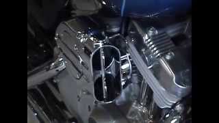 Harley Sportster  Kuryakyn Hypercharger with VampH short shots exhaust [upl. by Eirelav]