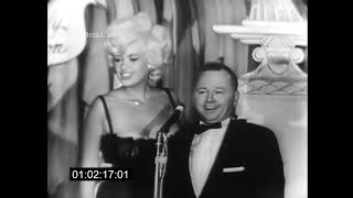 Jayne Mansfield and Mickey Rooney at the Golden Globes [upl. by Eelah175]