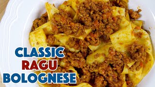 Classic Traditional Ragù Bolognese Sauce Recipe  So Easy  Glen And Friends Cooking [upl. by Aimahc140]