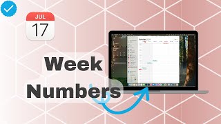 How To Show Week Numbers On Calendar [upl. by Ahasuerus]