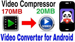 Compress Video Without Losing Quality  In U R Mobile  Panda Compressor  In telugu [upl. by Muir]