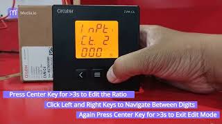 Circutor CVMC4  CT amp PT ratio settings  For LV amp MV installations [upl. by Edeline]