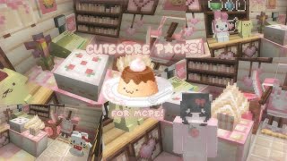 「 MINECRAFT PE 」 Cutecore Resources Packs 🥞 ˚◞♡ ⃗ ೃ༄ [upl. by Ahsaret530]