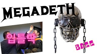 메가데스  입틀막 Hook in Mouth  MEGADETH  bass cover [upl. by Luhem427]