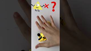 Bill Cipher❌❓😶‍🌫️🧥shots gravityfalls billcipher airdryclay satisfying ytshorts art art [upl. by Ocirne868]