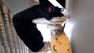 Acorn  Brooks 130 Stairlift Features and Demonstration [upl. by Denison380]