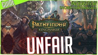 Pathfinder Kingmaker  UNFAIR Difficulty Intro Inquisitor Sacred Huntsmaster [upl. by Neehsas]