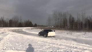 Subaru drift in Gaiziunai 20121222mp4 [upl. by Noemi]