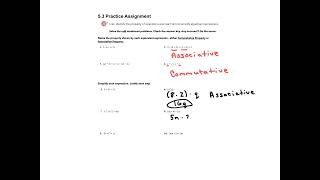 53 Practice Assignment Answer Key Video [upl. by Airres]