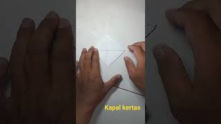 kapal kertas origami [upl. by Gemperle]