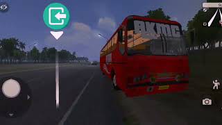 New bus drive in bus simulator Indonesian mod for Bussid [upl. by Yelwah]