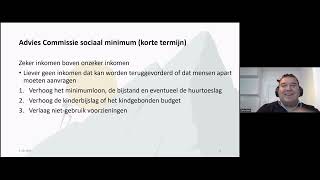 Kenniskring 22 Commissie Sociaal Minimum [upl. by Nnyladnarb]