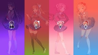 1 Hour of Doki Doki Literature Club Remixes  Original Songs [upl. by Powel]