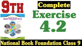 Class 9 Maths Chapter 4 Exercise 42  math class 9 chapter 4 exercise 42  Fazal Academy [upl. by Normi]