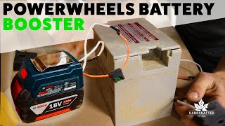 PowerWheels Battery Upgrade  Supercharged [upl. by Anyotal]