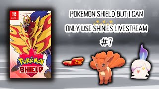 Motostoke Gym FULL ODDS shiny hunting  Pokemon Shield but I can only use SHINIES stream 7 [upl. by Arded]