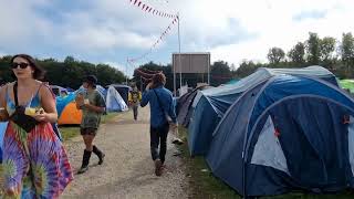 Sunday Morning Electric Picnic 2023 walk through Oscar Wilde Charlie Chaplin campsites [upl. by Rabi977]