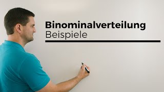 Binomialverteilung Beispiele Stochastik Wahrscheinlichkeitsrechnung  Mathe by Daniel Jung [upl. by Manfred]