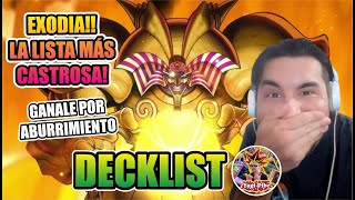 EXODIA DECK LIST  2024  La Lista  CASTROSA elyugipibe REPLAYS [upl. by Notelrac]