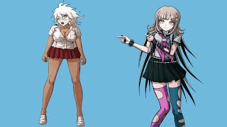 Danganronpa 2 characters saying their names BUT bodyswapped [upl. by Hussey]