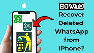 How to Recover Deleted WhatsApp messages from iPhone Without Backup [upl. by Echikson]