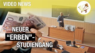 Beste Einkommensaussichten Erste Universität bietet Studiengang quotErbenquot an [upl. by Aihsad916]