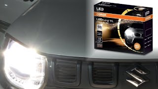 Car headlights Upgrade  Osram LED 50 Watts Unboxing  DIY  Stock vs LED Comparison  Ignis [upl. by Drawe368]