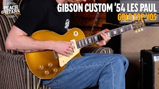 Gibson Custom 54 Les Paul Gold Top VOS [upl. by Goldia]