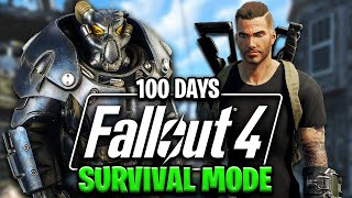 I Survived 100 Days in Fallout 4 Survival Mode [upl. by Raychel166]