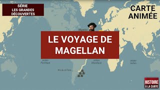 Les Grandes Découvertes  le voyage de Magellan en 4 minutes [upl. by Ilbert]