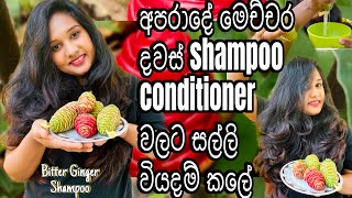 අපරාදේ shampooconditioner කඩෙන් ගන්නේ 🤦🏻‍♀️ හිස්සොරි‍කොණ්ඩේ යනවට‍කොණ්ඩේ වැවෙන්න 🫢🤔 vlog hair [upl. by Higley379]