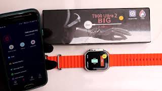 T900 Ultra 2 Smartwatch Turn ON Vibration [upl. by Norwood87]