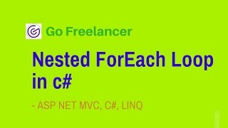 Nested ForEach Loop in c [upl. by Waring663]