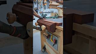 Custom Moxon Workbench Vise woodshop [upl. by Asirrom]