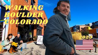 Walking  BOULDER  Downtown Colorado  4K Walking Tour BOULDER Colorado USA 2023 [upl. by Adnawot]