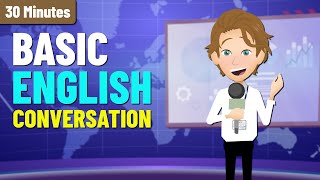 Improve English with Basic English Conversations  Practice English Speaking and Listening Skills [upl. by Ayalat88]