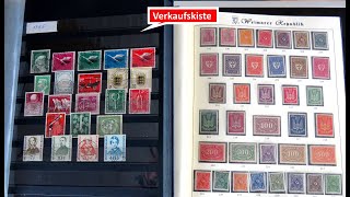 BriefmarkenVerkaufsfilm Schatzsuche und Verkauf in Kiste 20 mit Briefmarken und Briefen [upl. by Parette]