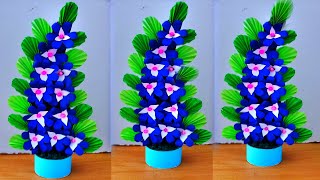 Beautiful paper flowers making ideas  flower making with paper [upl. by Tina836]