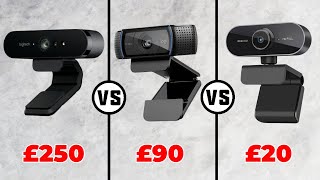 Webcam Comparison Logitech Brio VS Logitech C920 VS Benewy [upl. by Ruthe871]