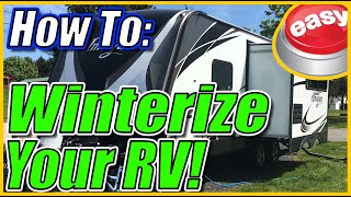 Winterize your RV Using Antifreeze Grand Design Imagine Series Travel Trailers [upl. by Adnilym306]