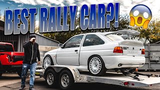 Importing The COOLEST Rally Car Of The 1990s  Ford Escort RS Cosworth [upl. by Niran84]