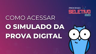 Passo a Passo Como acessar o Simulado da Prova Digital [upl. by Adam40]