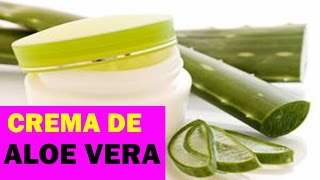 CÒMO HACER CREMA DE ALOE VERA O SÀBILA [upl. by Asteria592]