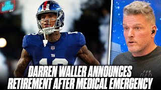 Darren Waller Retires From NFL After Scary Medical Emergency  Pat McAfee Reacts [upl. by Sonia977]