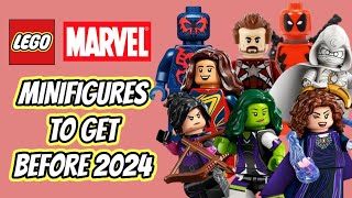 24 LEGO Marvel Minifigures to Get Before 2024 [upl. by Carry]