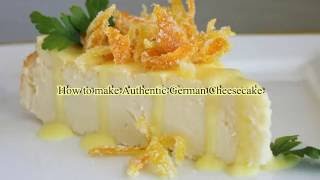 How to Make Authentic German Cheesecake [upl. by Ilise]